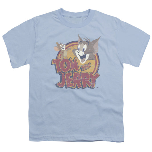 TOM AND JERRY : WATER DAMAGED S\S YOUTH 18\1 Light Blue MD