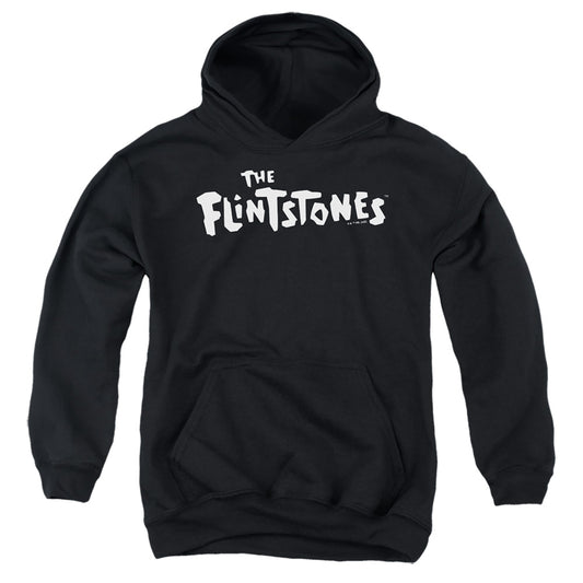 FLINTSTONES : FLINTSTONES LOGO 1 YOUTH PULL OVER HOODIE Black XL