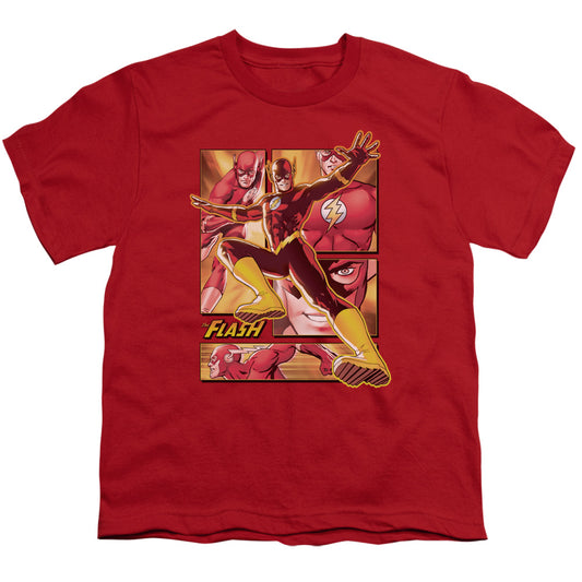 JUSTICE LEAGUE OF AMERICA : FLASH S\S YOUTH 18\1 RED XS