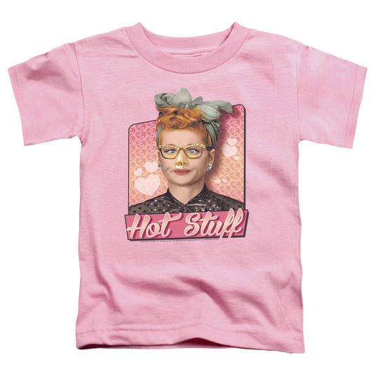 I LOVE LUCY : HOT STUFF S\S TODDLER TEE Pink LG (4T)