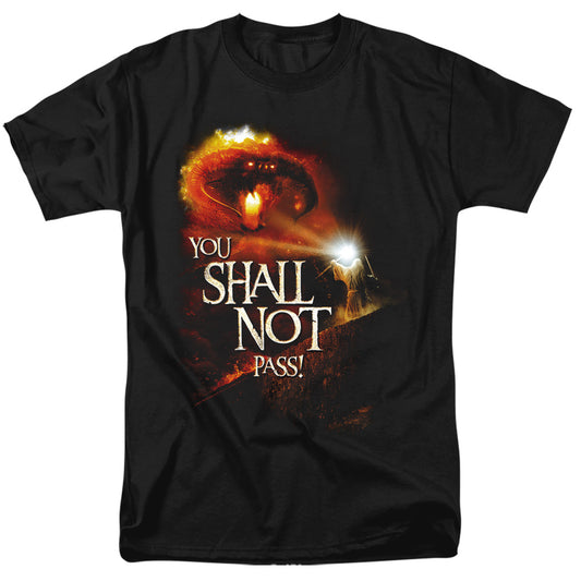 LORD OF THE RINGS : YOU SHALL NOT PASS S\S ADULT 18\1 BLACK 2X