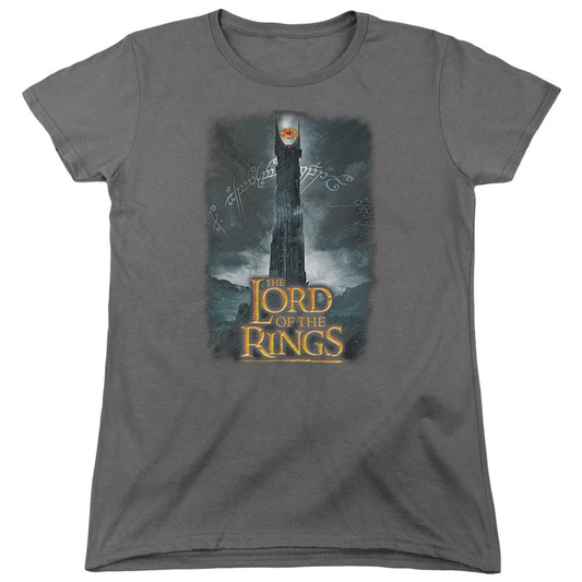 LORD OF THE RINGS : ALWAYS WATCHING WOMENS SHORT SLEEVE CHARCOAL 2X