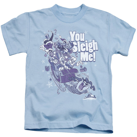 LOONEY TUNES : YOU SLEIGH ME S\S JUVENILE 18\1 Light Blue LG (7)