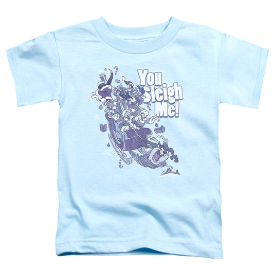 LOONEY TUNES : YOU SLEIGH ME S\S TODDLER TEE Light Blue LG (4T)