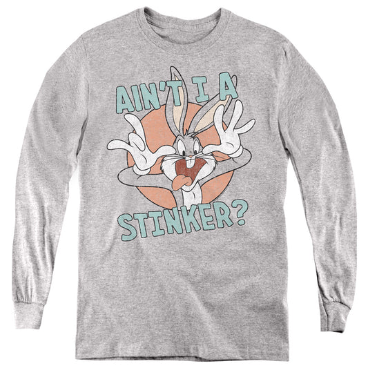 LOONEY TUNES : AIN'T I A STINKER L\S YOUTH Athletic Heather XL