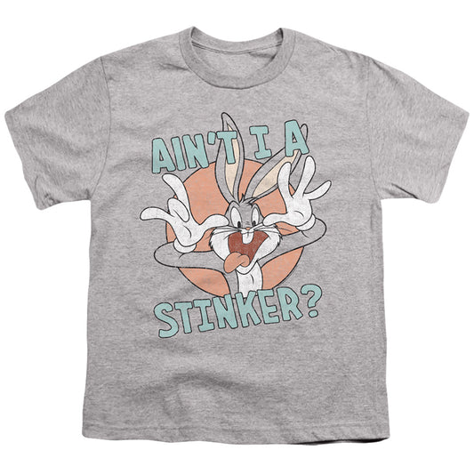 LOONEY TUNES : AIN'T I A STINKER S\S YOUTH 18\1 Athletic Heather LG