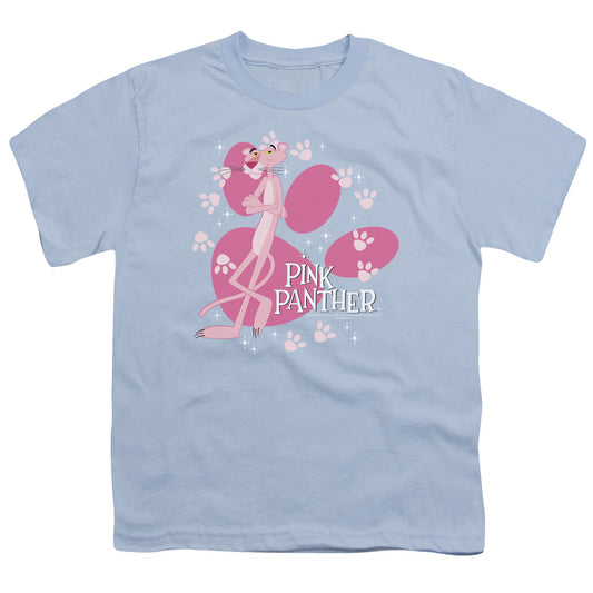PINK PANTHER : WALK ALL OVER S\S YOUTH 18\1 LIGHT BLUE LG
