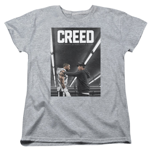 CREED : POSTER S\S WOMENS TEE ATHLETIC HEATHER 2X
