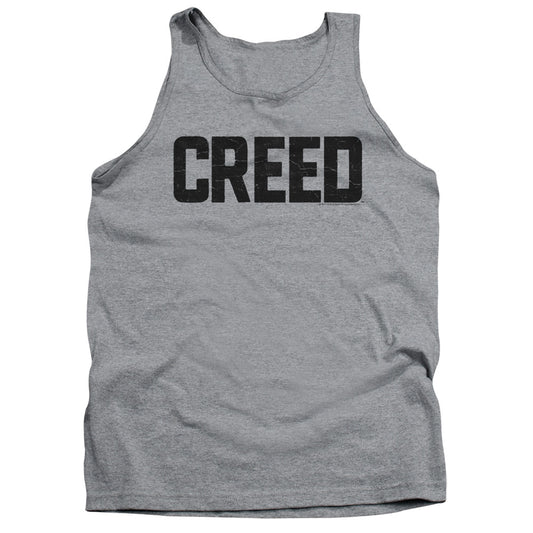 CREED : CRACKED LOGO ADULT TANK Athletic Heather MD