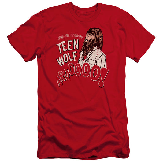 TEEN WOLF : ANIMAL PREMIUM CANVAS ADULT SLIM FIT 30\1 RED MD