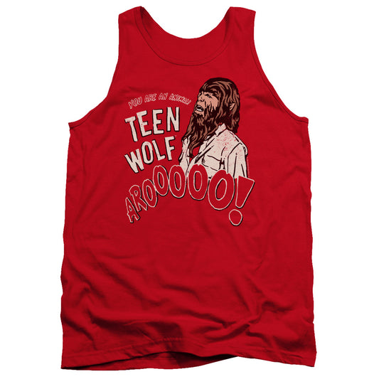 TEEN WOLF : ANIMAL ADULT TANK Red SM