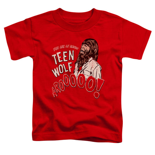 TEEN WOLF : ANIMAL S\S TODDLER TEE Red LG (4T)