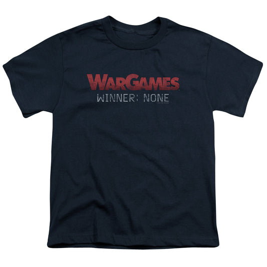 WARGAMES : NO WINNERS S\S YOUTH 18\1 Navy LG