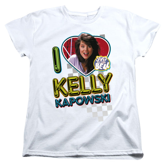 SAVED BY THE BELL : I LOVE KELLY S\S WOMENS TEE WHITE 2X