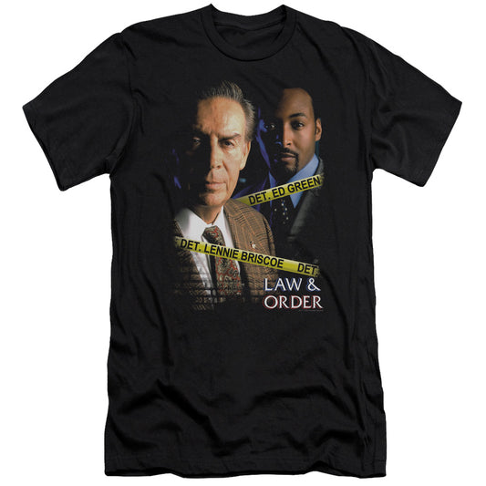 LAW AND ORDER : BRISCOE AND GREEN PREMIUM CANVAS ADULT SLIM FIT 30\1 BLACK 2X