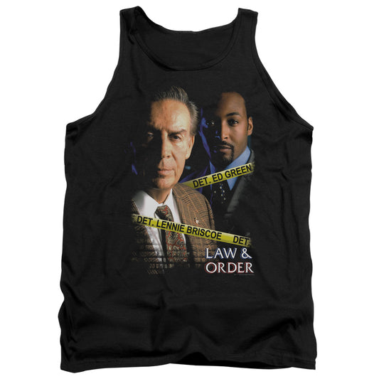 LAW AND ORDER : BRISCOE AND GREEN ADULT TANK BLACK LG