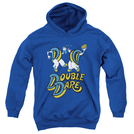 DOUBLE DARE : VINTAGE DOUBLE DARE LOGO YOUTH PULL OVER HOODIE Royal Blue LG