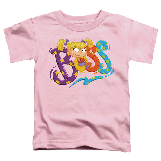 RUGRATS : ANGELICA IS BOSS S\S TODDLER TEE Pink LG (4T)