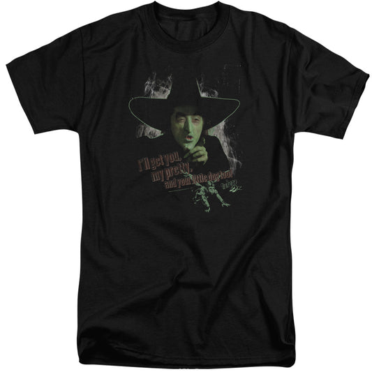 THE WIZARD OF OZ : AND YOUR LITTLE DOG TOO ADULT TALL FIT SHORT SLEEVE Black 3X