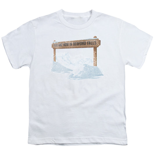 IT'S A WONDERFUL LIFE : BEDFORD FALLS S\S YOUTH 18\1 White XL