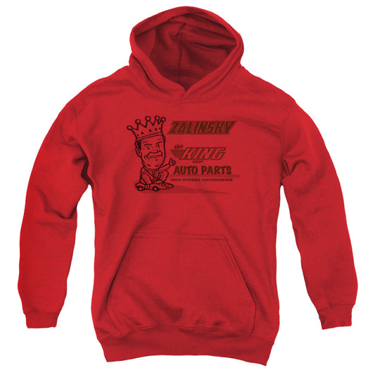 TOMMY BOY : ZALINSKY AUTO YOUTH PULL OVER HOODIE RED LG