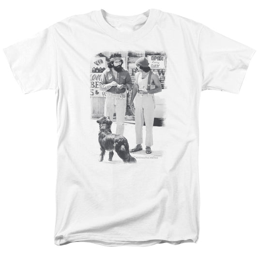 UP IN SMOKE : CHEECH AND CHONG DOG S\S ADULT 18\1 White 2X