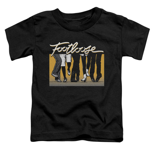 FOOTLOOSE : DANCE PARTY S\S TODDLER TEE Black LG (4T)