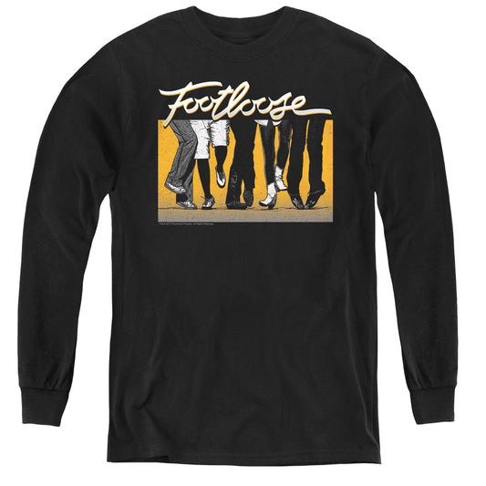 FOOTLOOSE : DANCE PARTY L\S YOUTH BLACK XL