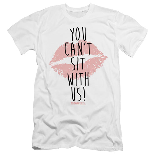 MEAN GIRLS : YOU CAN'T SIT WITH US PREMIUM CANVAS ADULT SLIM FIT 30\1 White 2X