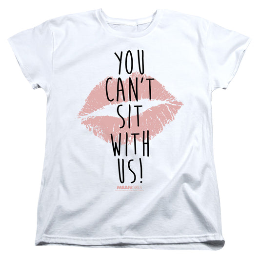 MEAN GIRLS : YOU CAN'T SIT WITH US WOMENS SHORT SLEEVE White 2X
