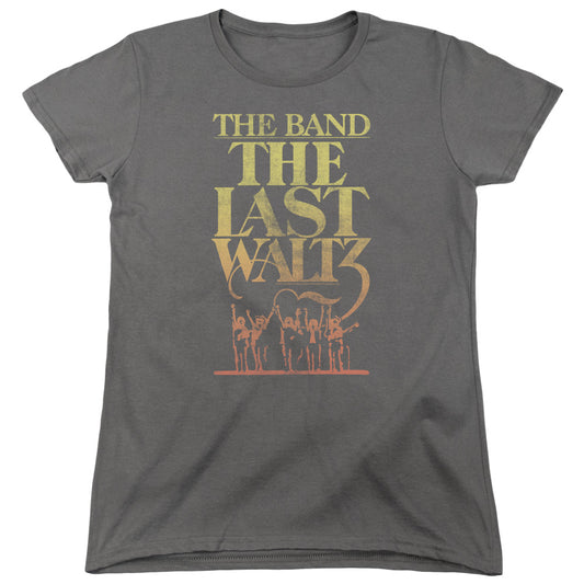 THE BAND : THE LAST WALTZ WOMENS SHORT SLEEVE Charcoal 2X