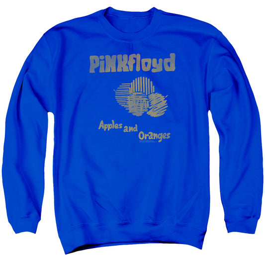 PINK FLOYD : APPLES AND ORANGES ADULT CREW SWEAT Royal Blue 2X