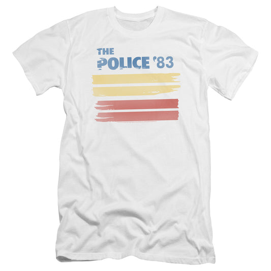 THE POLICE : 83 PREMIUM CANVAS ADULT SLIM FIT 30\1 White MD