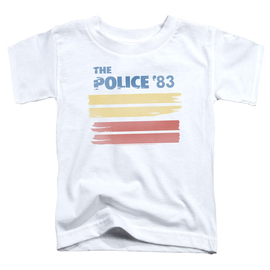 THE POLICE : 83 S\S TODDLER TEE White SM (2T)
