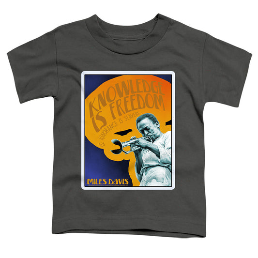 MILES DAVIS : KNOWLEDGE AND IGNORANCE S\S TODDLER TEE Charcoal SM (2T)