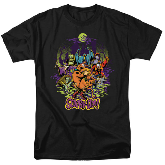 SCOOBY DOO : AND SHAGGY CHASED BY MONSTERS S\S ADULT 18\1 Black XL