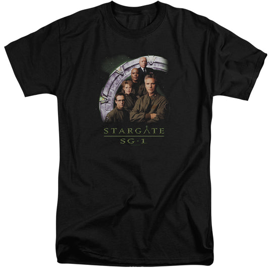 STARGATE SG1 : CAST STACKED S\S ADULT TALL BLACK 2X