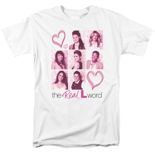 REAL L WORD : HEARTS S\S ADULT 18\1 WHITE 3X
