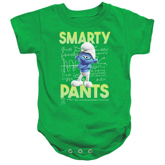 SMURFS : BRAINY INFANT SNAPSUIT Kelly Green LG (18 Mo)