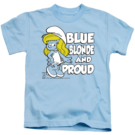 SMURFS : BLUE, BLONDE AND PROUD S\S JUVENILE 18\1 Light Blue SM (4)