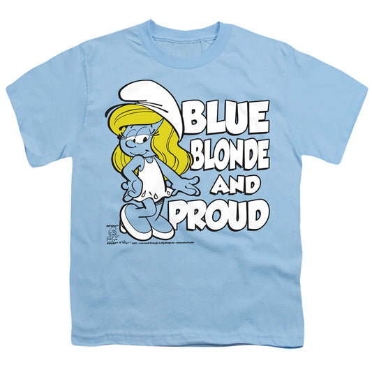 SMURFS : BLUE, BLONDE AND PROUD S\S YOUTH 18\1 Light Blue LG