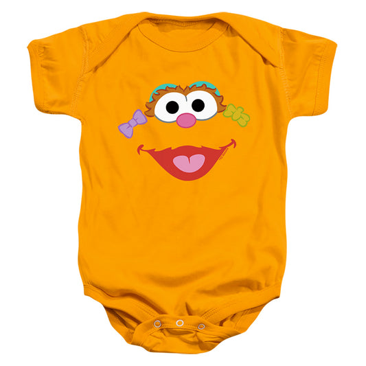 SESAME STREET : ZOE FACE INFANT SNAPSUIT Gold XL (24 Mo)