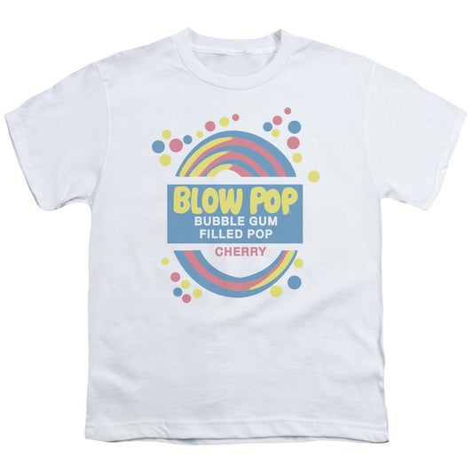 TOOTSIE ROLL : BLOW POP LABEL S\S YOUTH 18\1 WHITE LG