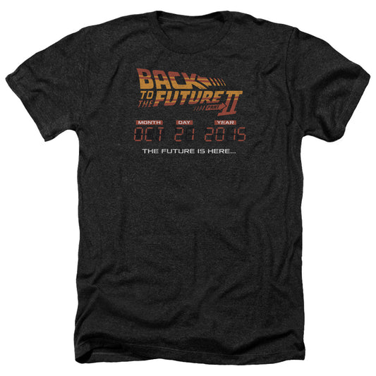 BACK TO THE FUTURE II : FUTURE IS HERE ADULT HEATHER BLACK 3X