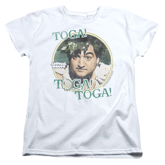 ANIMAL HOUSE : TOGA S\S WOMENS TEE WHITE MD
