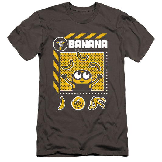 MINIONS : BANANA ICONS  PREMIUM CANVAS ADULT SLIM FIT 30\1 Charcoal MD