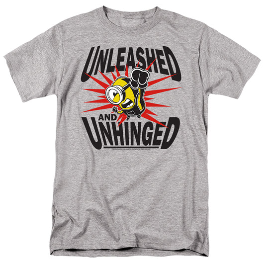 MINIONS : UNLEASHED AND UNHINGED S\S ADULT 18\1 Athletic Heather SM