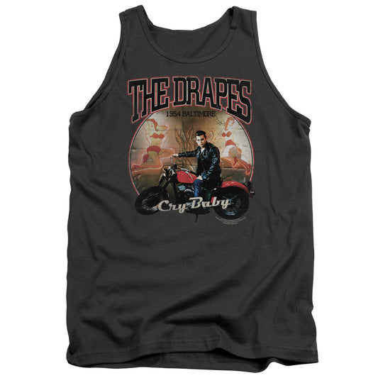CRY BABY : DRAPES ADULT TANK CHARCOAL XL