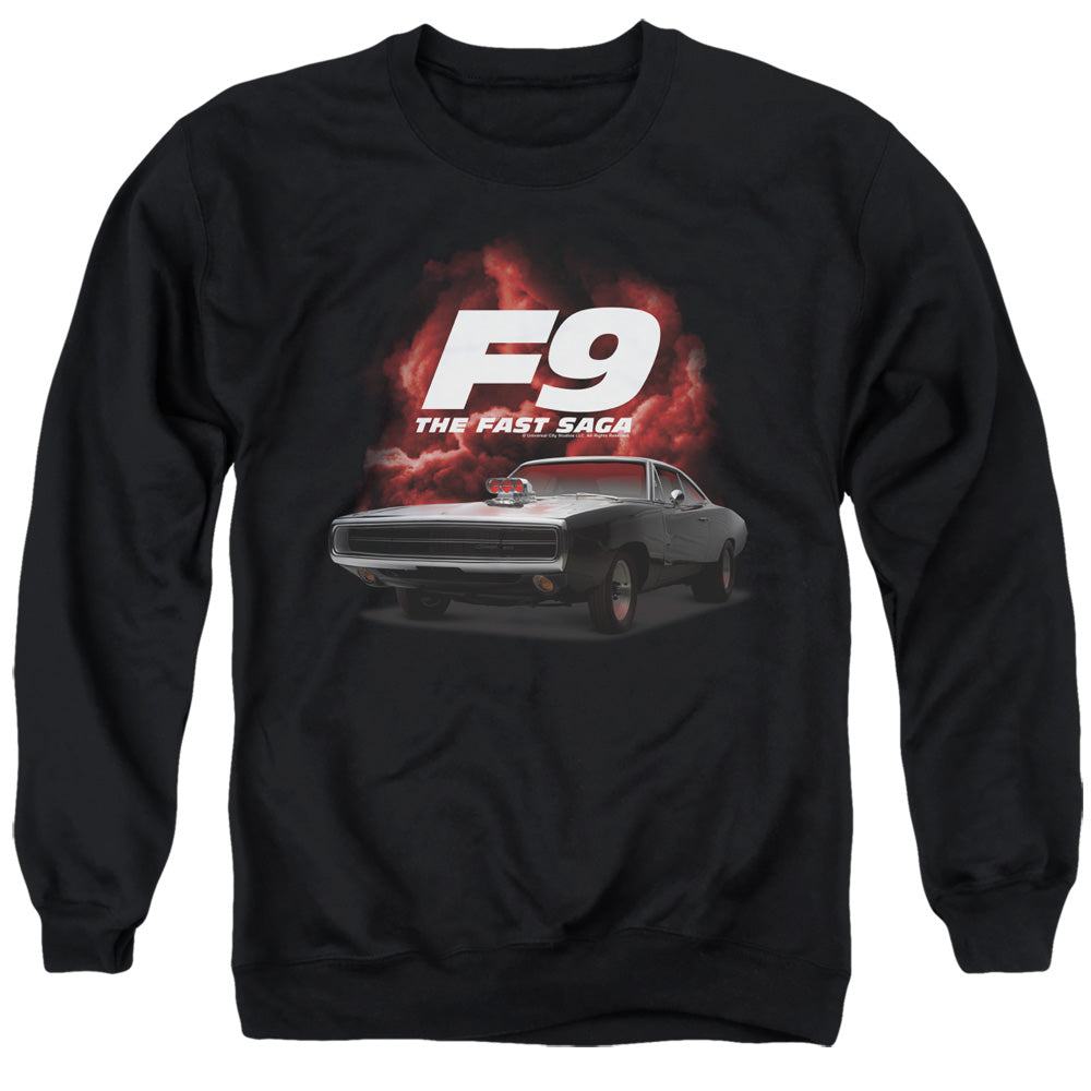 FAST AND THE FURIOUS 9 : CAMARO ADULT CREW SWEAT Black 2X
