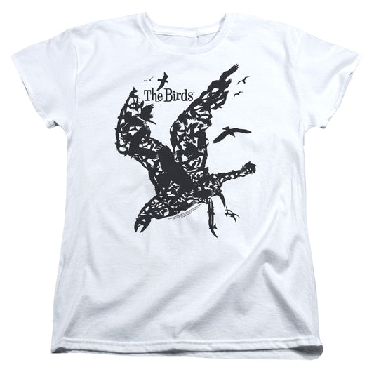 BIRDS : TITLE S\S WOMENS TEE WHITE MD